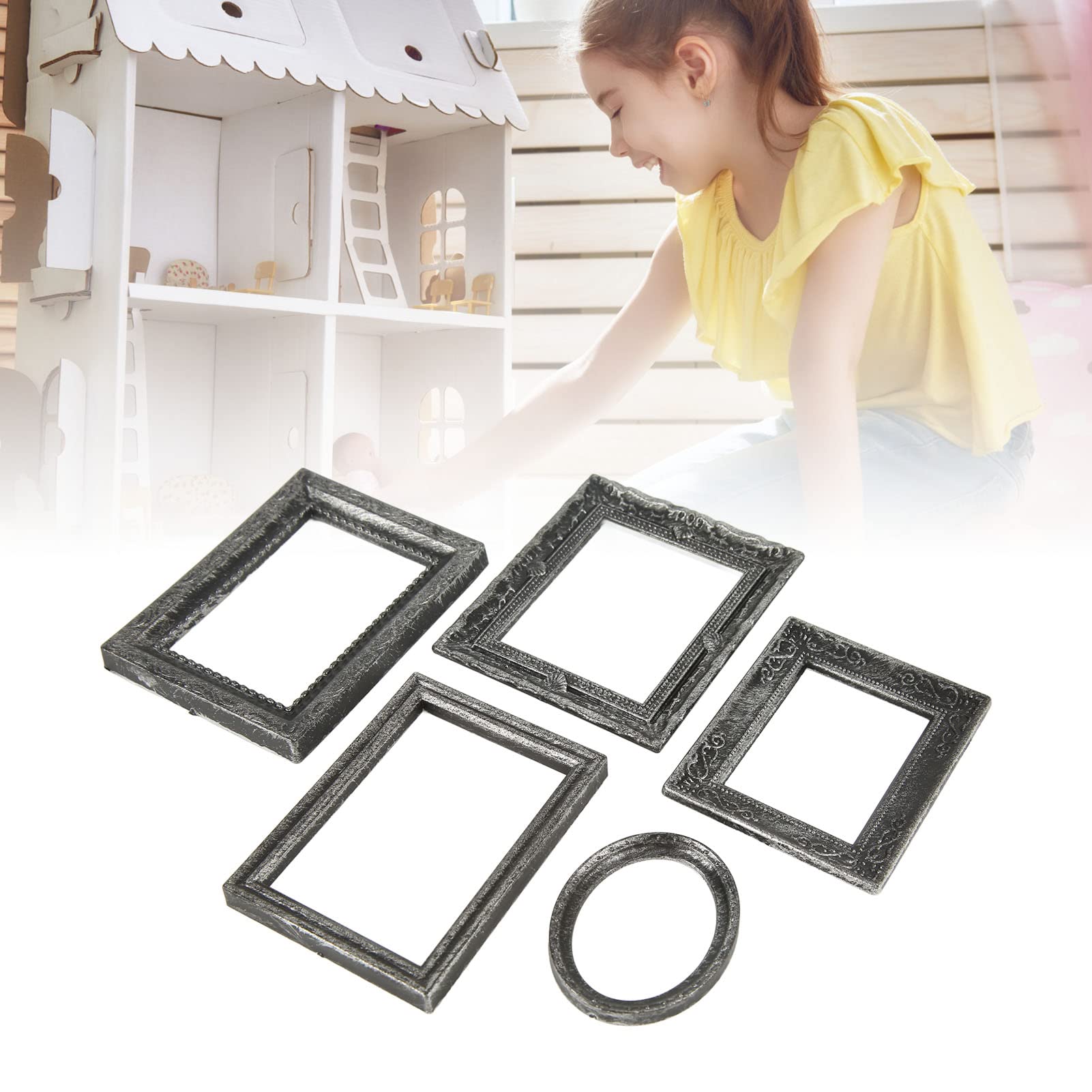 Amazon.co.jp: SPYMINNPOO ドールハウスフォトフレーム 112 ミニチュア